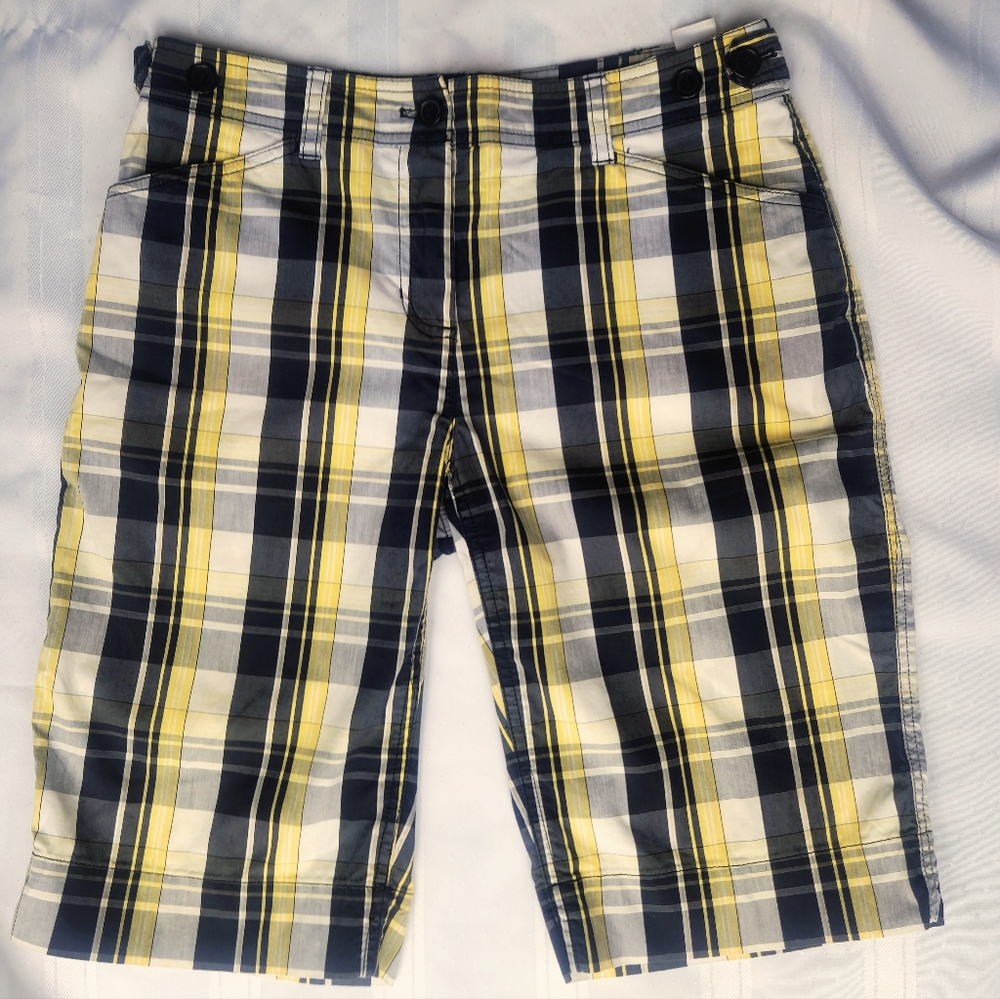 Jones New York Size 4 Bermuda Shorts Great Condition Checkered Golf Shorts